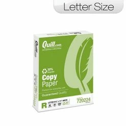 Best reviews of ⌛ Quill Brand® Recycled Copy Paper Quill Brand® 30% Recycled Copy Paper, 8-1/2 X 11", Letter Size, 92 Bright 🔔