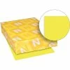 Cheapest 😀 Card Stock Astrobrights 65 Lb. Cardstock Paper, 8.5" X 11", Sunburst Yellow, 250 Sheets/Pack (WAU22791) 🧨