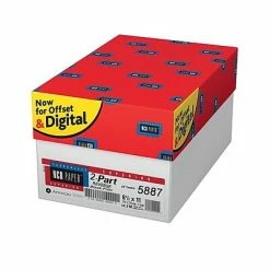 New 💯 Appleton Carbonless Papers NCR Paper Superior 8.5" X 11" Carbonless Paper, 20 Lbs, 92 Brightness, 500/Ream, 10 Reams/Carton (5887NCASE) ❤️