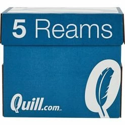 Cheapest 😉 Quill Brand® Copy Paper Quill Brand® 8.5" X 11" Multipurpose Copy Paper, 20 Lbs., 94 Brightness, 500 Sheets/Ream, 5 Reams/Carton (520555) 😀