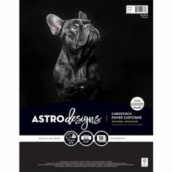 Promo 🥰 Card Stock Neenah Paper Creative Collection 65 Lb. Cardstock Paper, 8.5" X 11", Black, 50 Sheets/Ream (91333-01) 🛒