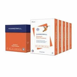 New ⭐ Hammermill® Premium Multi-Purpose Paper 🔨 Hammermill Premium Multipurpose 8.5" X 11" Paper, 24lbs., 97 Brightness, 500 Sheets/Ream, 2500 Sheet/Carton (105810) 🌟
