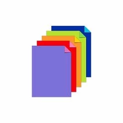 Best Sale ⌛ Card Stock Astrobrights Double-Color 70 Lb. Cardstock Paper, 8.5" X 11", Assorted Colors, 80 Sheets/Pack (98883) 🛒